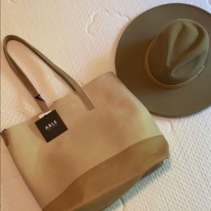 ABLE Leather crossbody bag